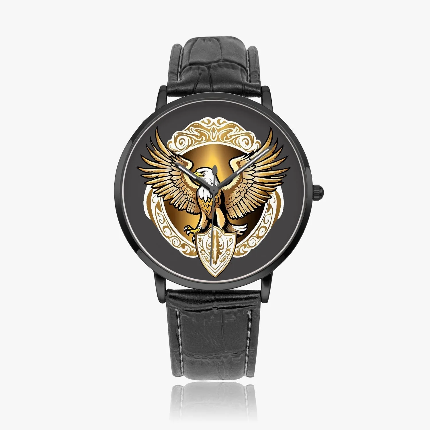 Montre à Quartz Instafamous "Eagle Golden Shield" (249)