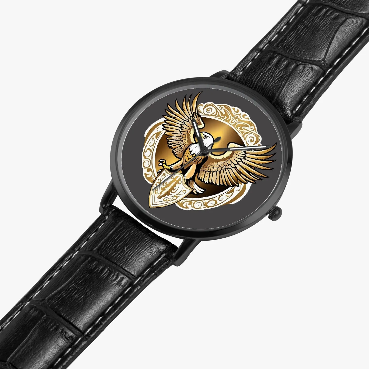 Montre à Quartz Instafamous "Eagle Golden Shield" (249)