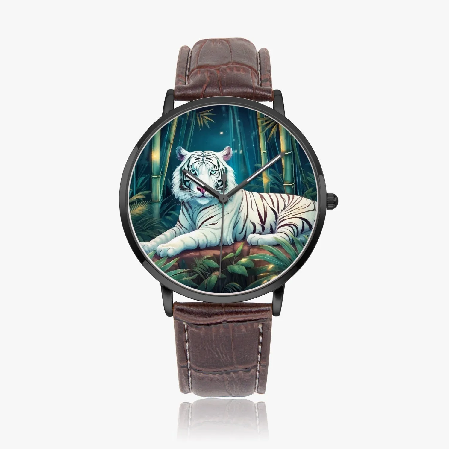 Montre à Quartz Instafamous "Tigre blanc et bambou" (249)