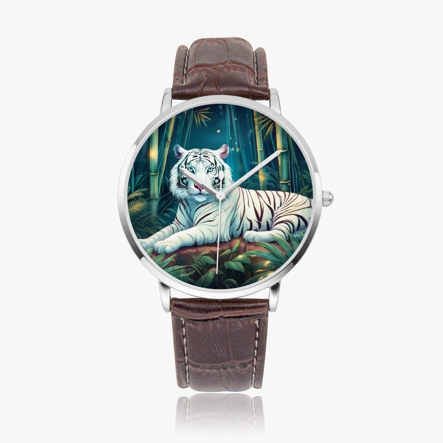 Montre à Quartz Instafamous "Tigre blanc et bambou" (249)