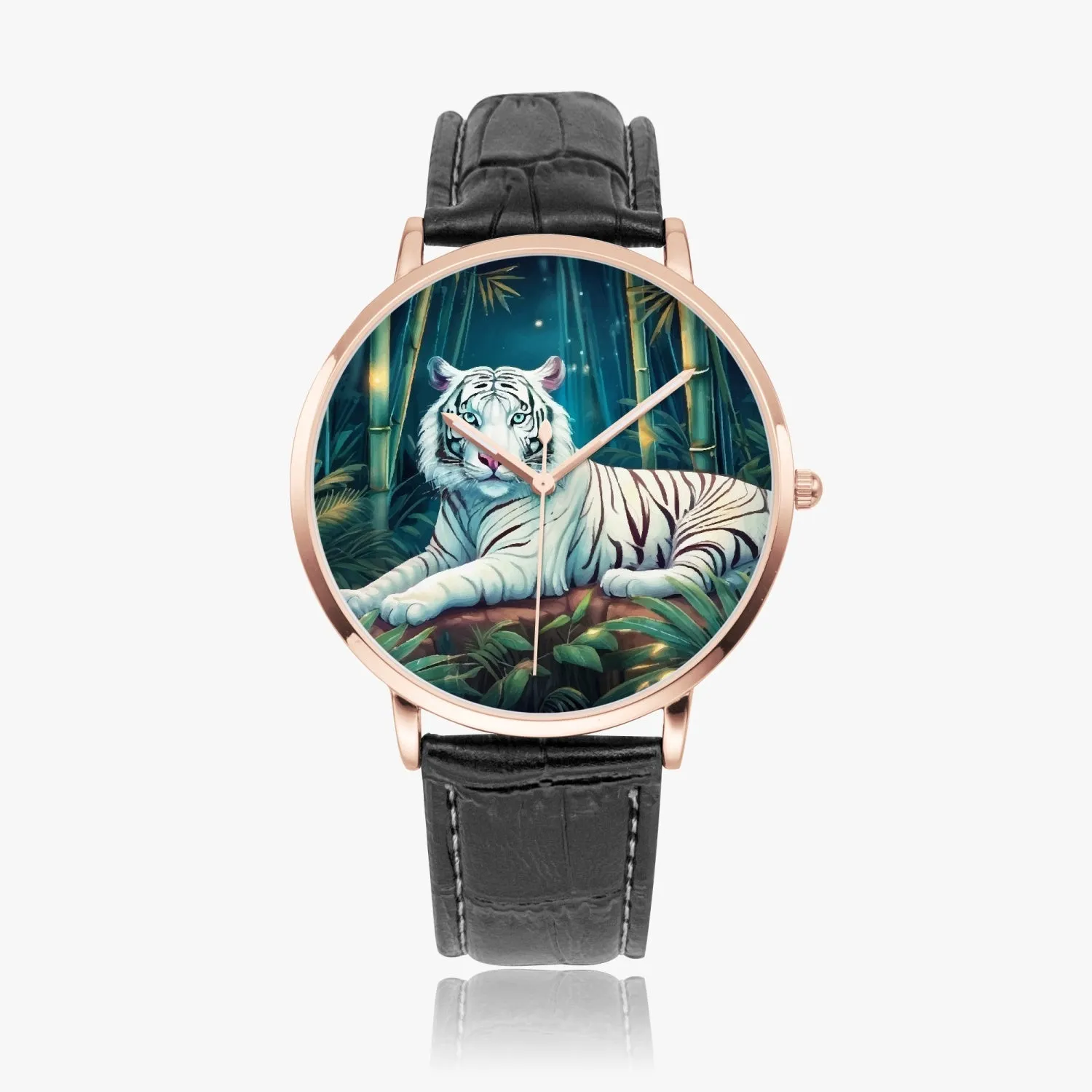 Montre à Quartz Instafamous "Tigre blanc et bambou" (249)