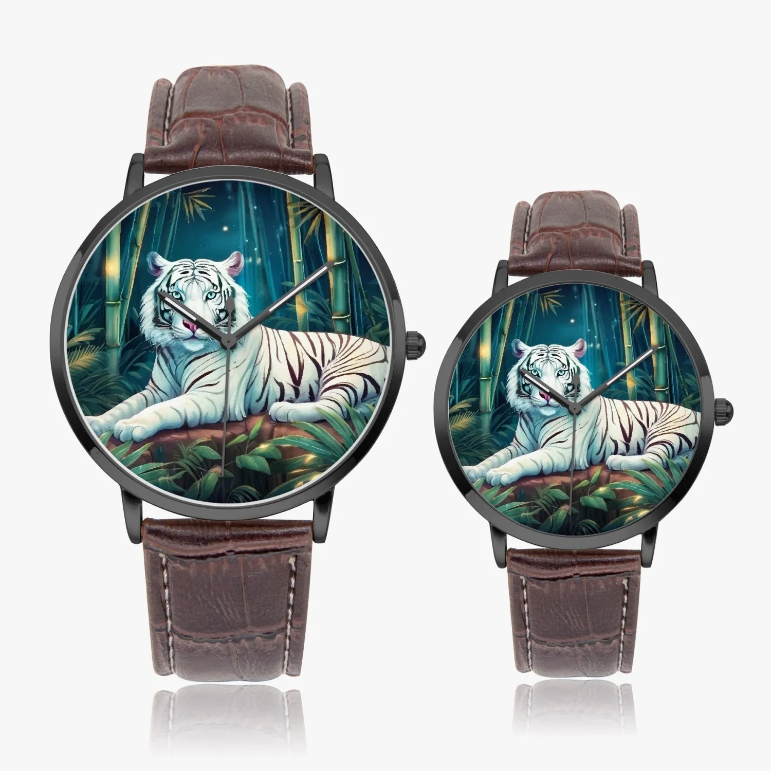 Montre à Quartz Instafamous "Tigre blanc et bambou" (249)