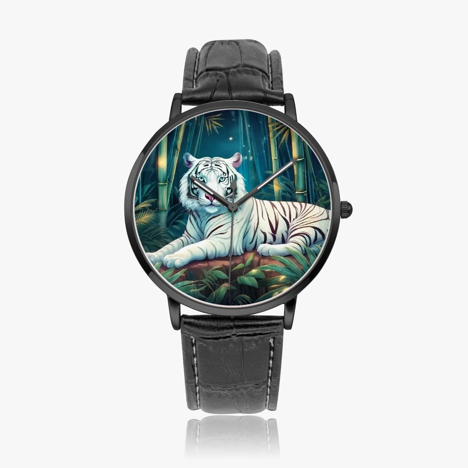 Montre à Quartz Instafamous "Tigre blanc et bambou" (249)