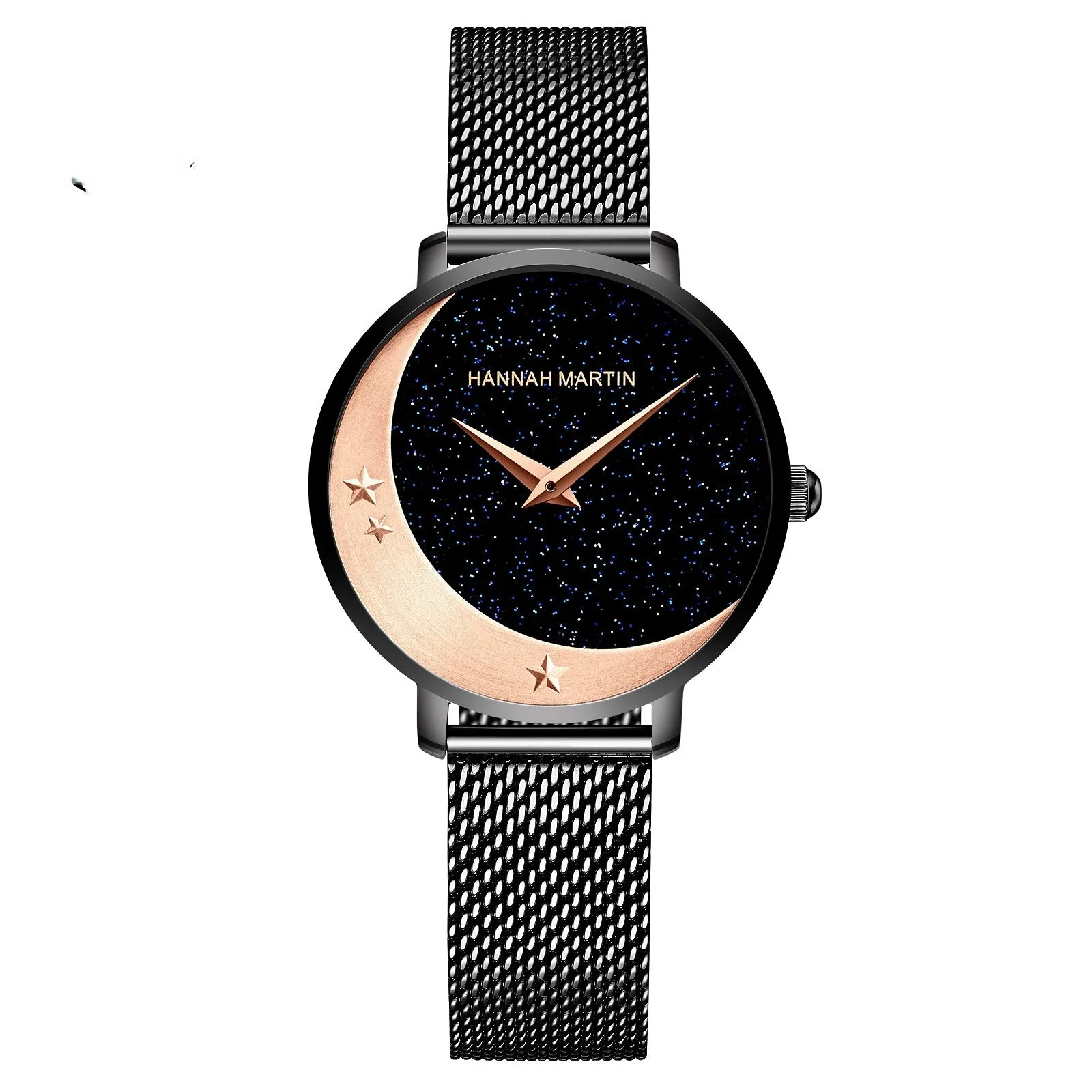 Movement Starry Moon Watch Women's Stainless Steel Fashion Starry Sky Watch