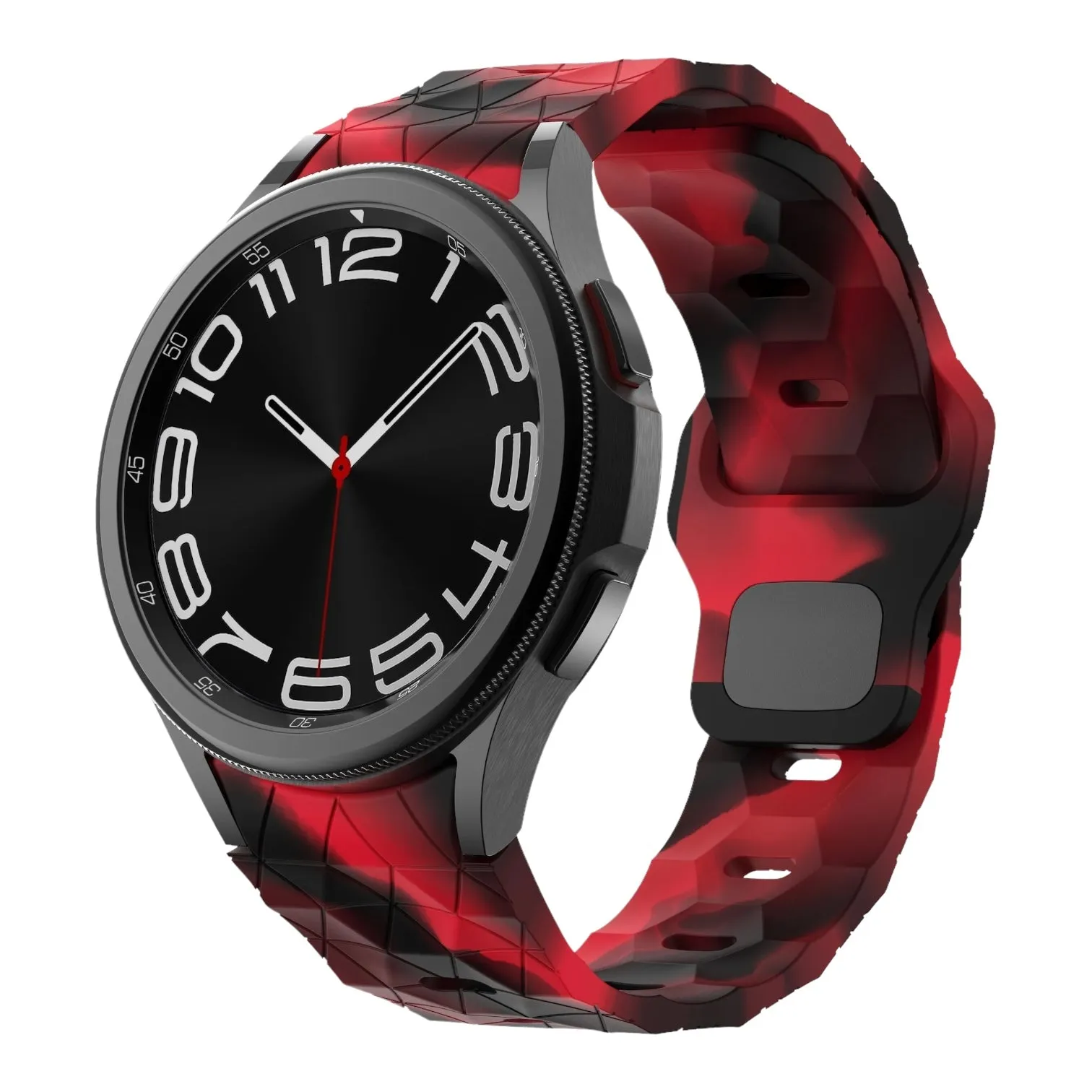 MVMT Chrono 40mm, Element & Powerlane compatible Silicone Football Pattern Watch Straps