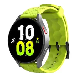 MVMT Chrono 40mm, Element & Powerlane compatible Silicone Football Pattern Watch Straps