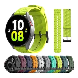 MVMT Chrono 40mm, Element & Powerlane compatible Silicone Football Pattern Watch Straps