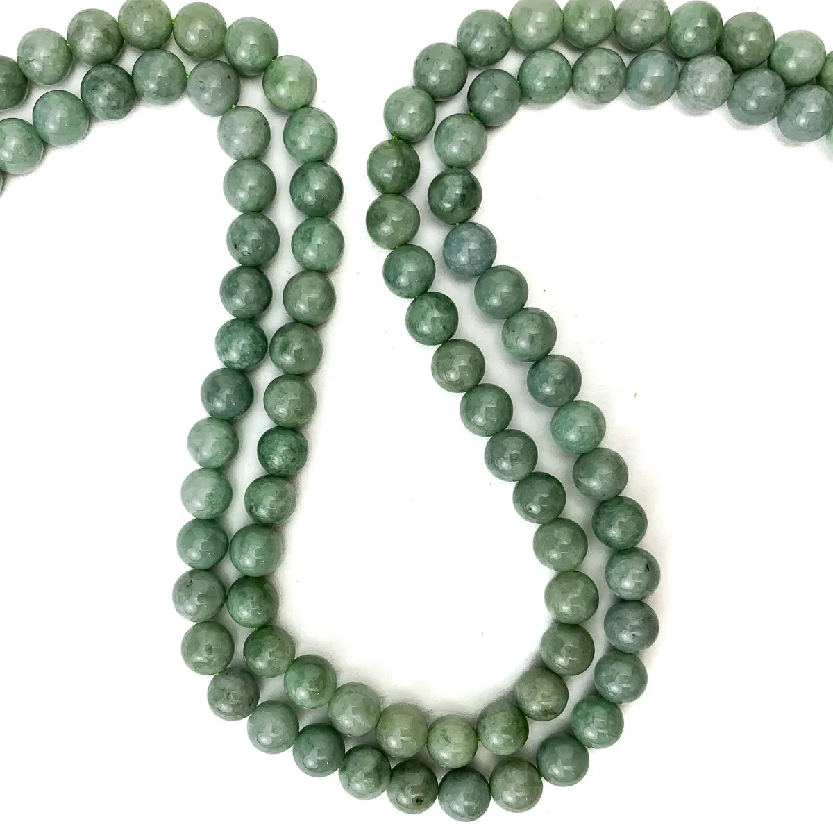 Myanmar Jade 6.5mm Smooth Rounds