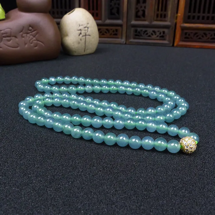 Natural Jade Necklace Jadeite Necklace TN04