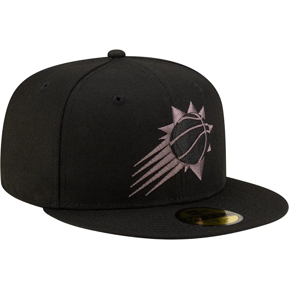 NBA Phoenix Suns New Era Black/Graphite Shooting Ball 59FIFTY Hat