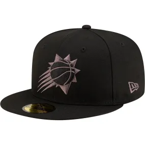 NBA Phoenix Suns New Era Black/Graphite Shooting Ball 59FIFTY Hat