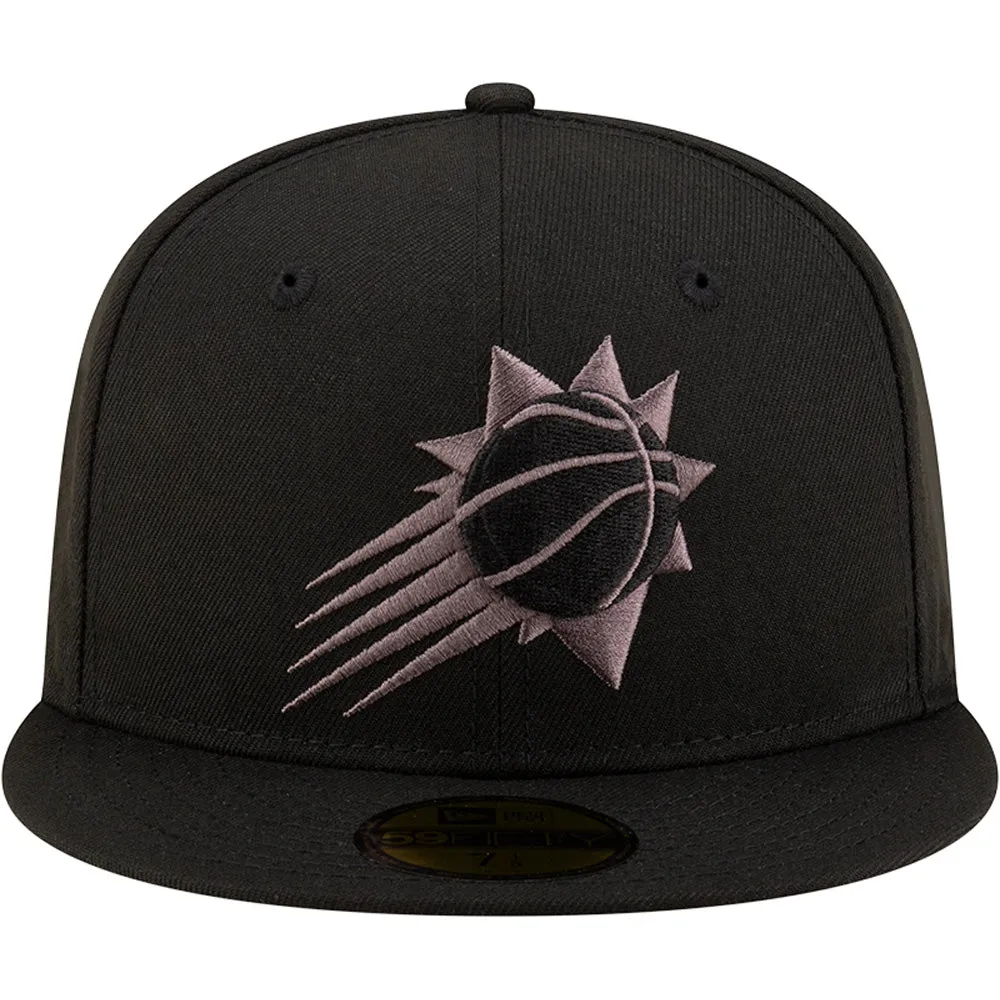 NBA Phoenix Suns New Era Black/Graphite Shooting Ball 59FIFTY Hat