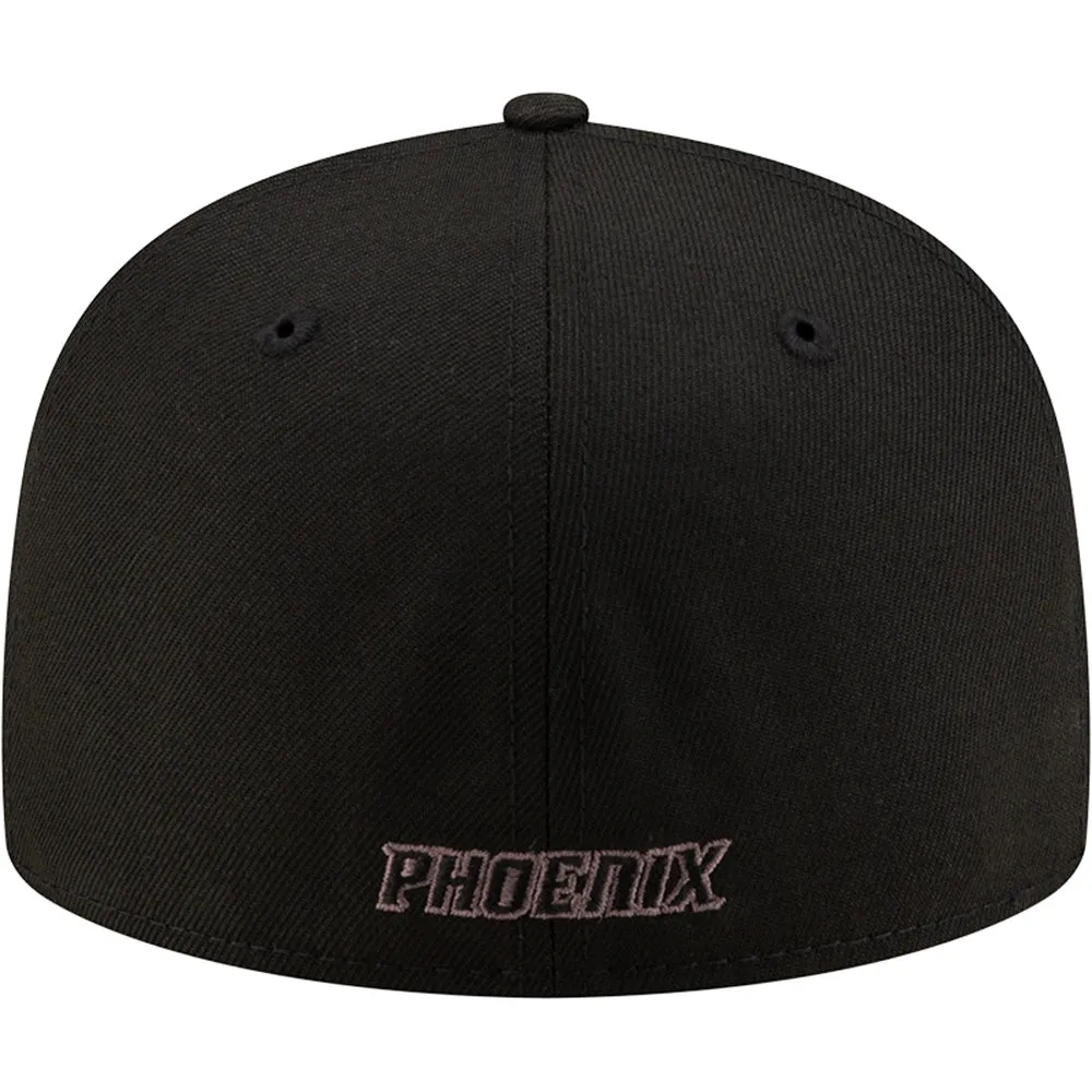 NBA Phoenix Suns New Era Black/Graphite Shooting Ball 59FIFTY Hat