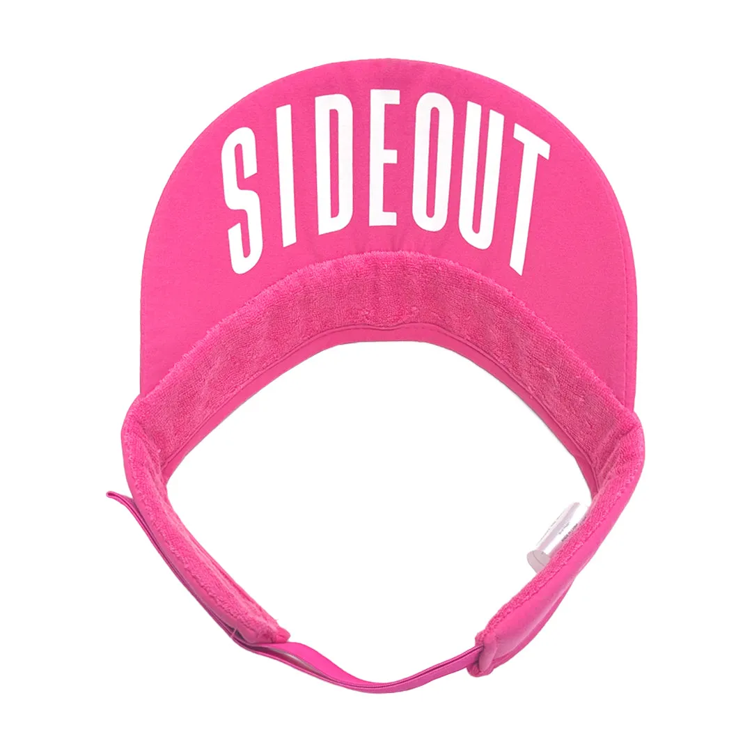 Neon Pink Sideout Flip-Up Visor