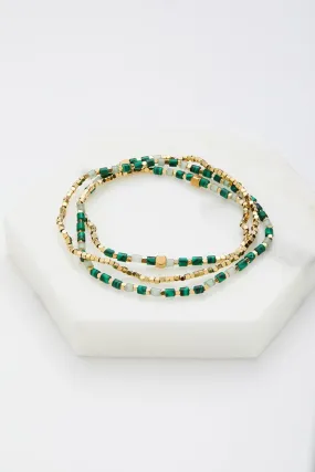 Ophelia wrap Bracelet - Jade