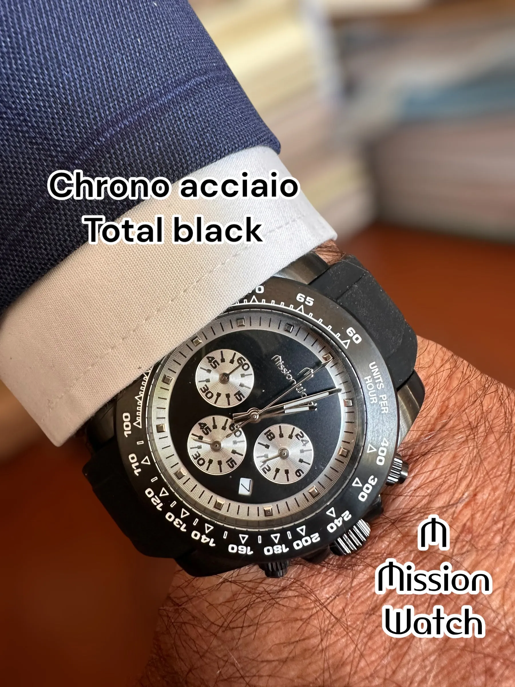 Orologi Chrono/Date in acciaio By MISSION WATCH