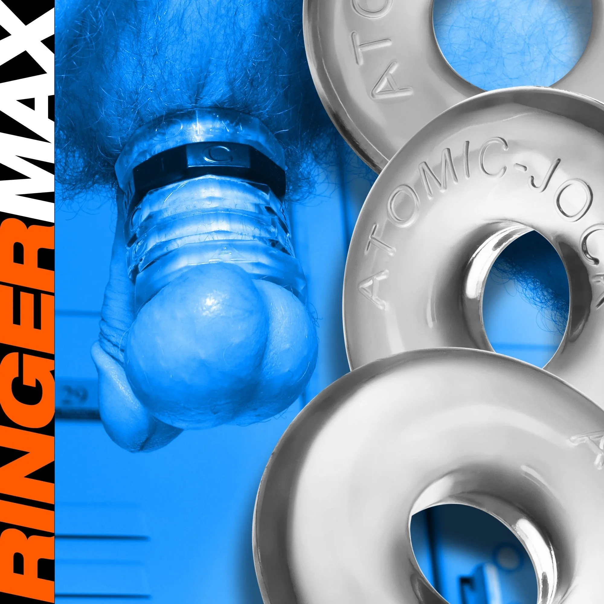 Oxballs Ringer Max Three Pack of Cock Rings - Neon