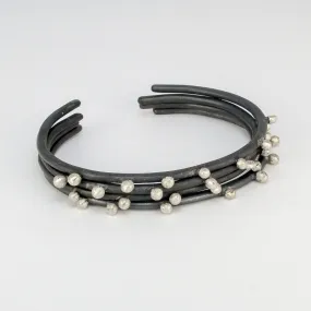 Oxidized Dotted Cuff by Ashley Procopio