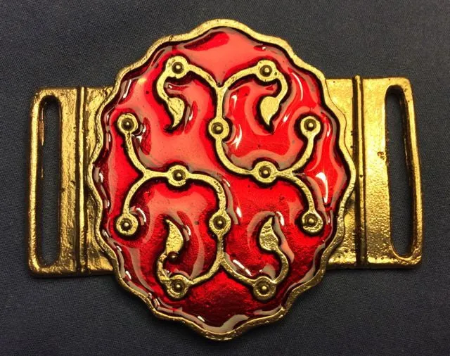 Persian Belt Mount with Red Enamel - PZ05