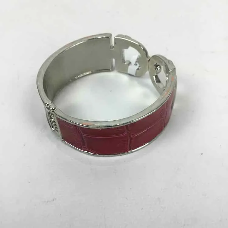 Pink/Silver Cuff Bracelet