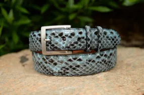 Python Belt: Marked Turquoise