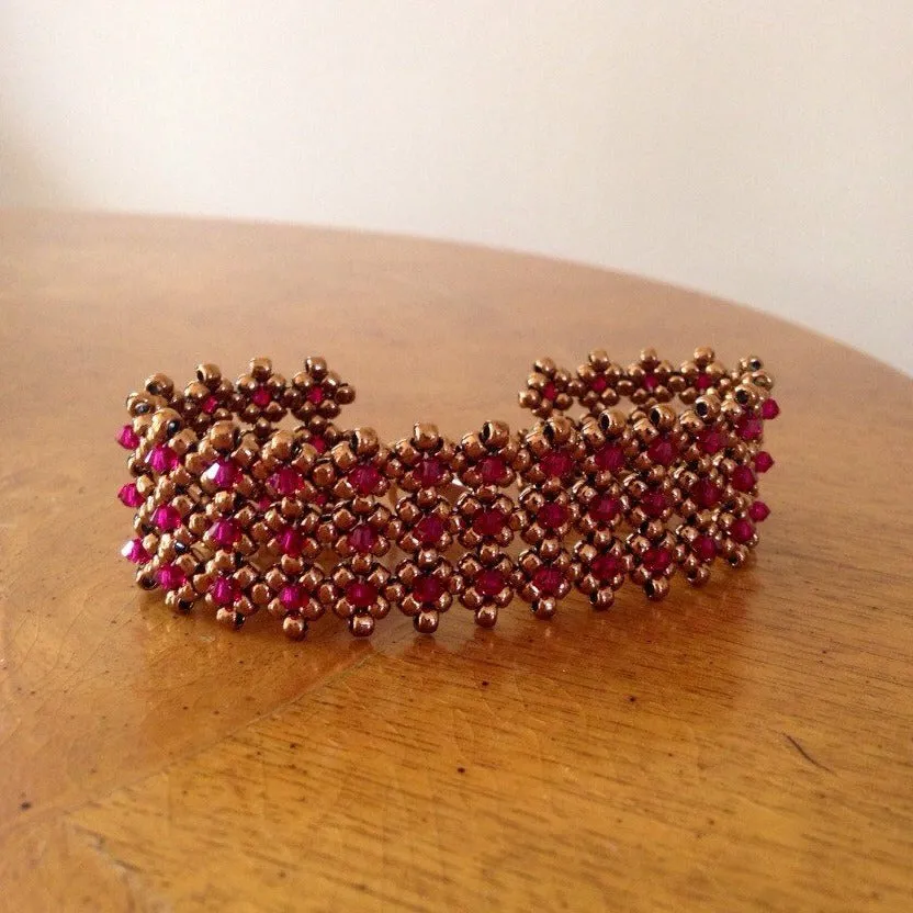 "Diamond" Cuff Bracelet