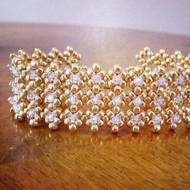 "Diamond" Cuff Bracelet