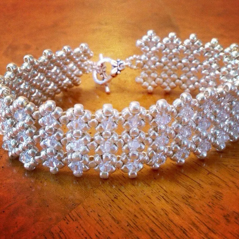 "Diamond" Cuff Bracelet