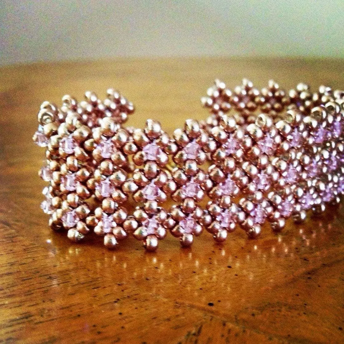 "Diamond" Cuff Bracelet