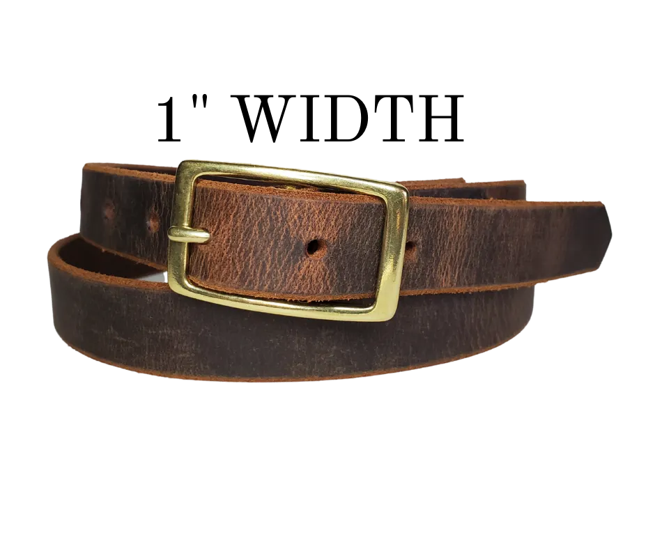 "The Madrid" Viejo Marron Ladies Belt