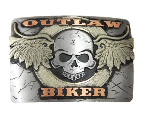 "The Outlaw Biker" Belt Buckle