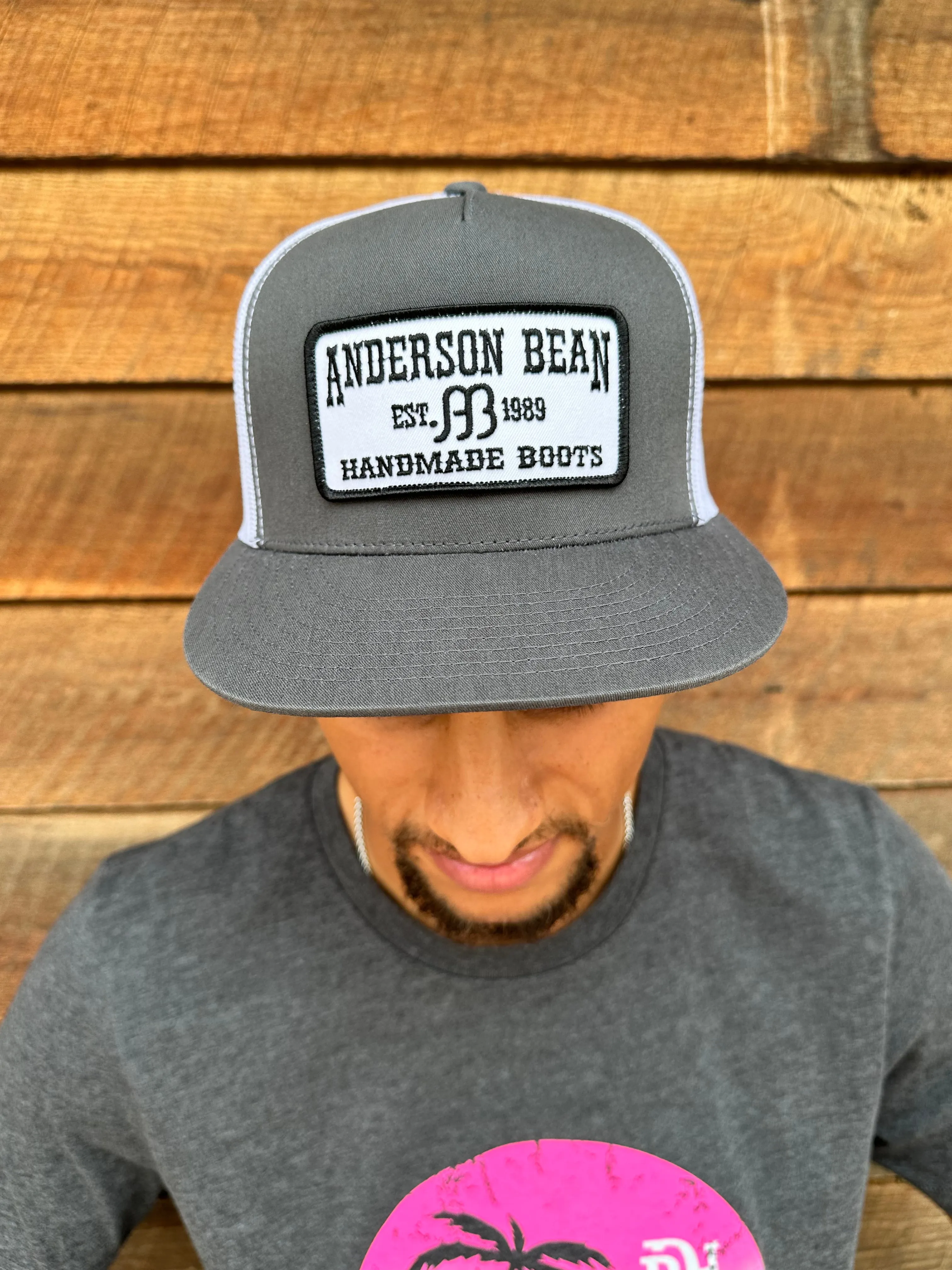 Red Dirt Hat Co. Anderson Bean Charcoal Trucker Snap Back Hat RDHC-AB2