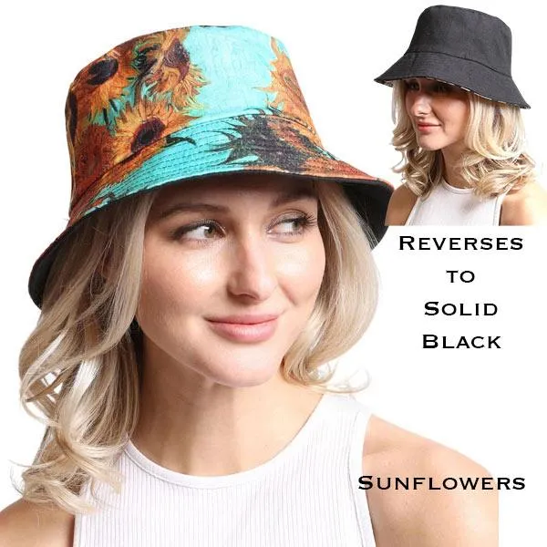 Reversible Museum Art Bucket Hats