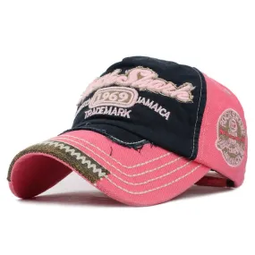 Rock Shark Embroidered Baseball Cap