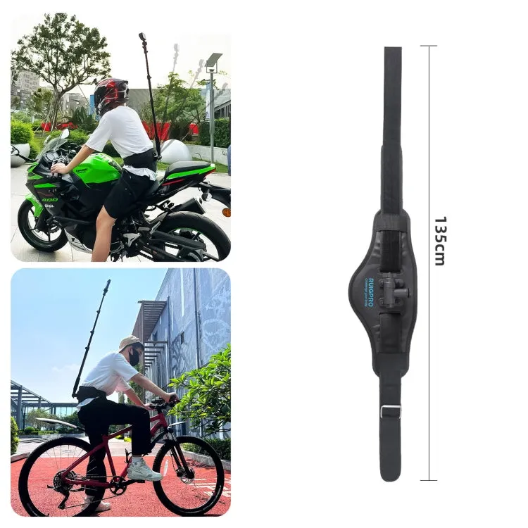 RUIGPRO Waist Belt Mount Strap With Phone Clamp & Selfie Stick