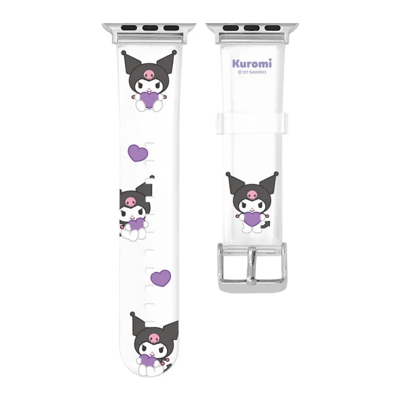 Sanrio Characters Heart Watch Strap Wristbands for Apple Watch