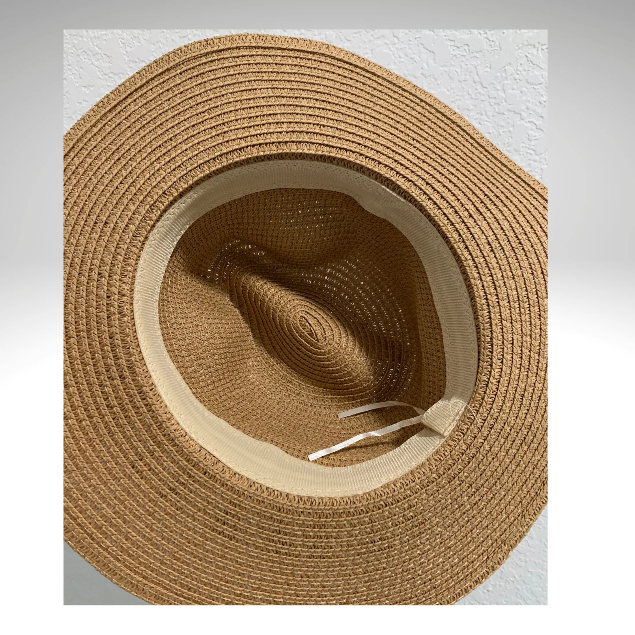 Santorini Straw Hat Handmade with tassels black