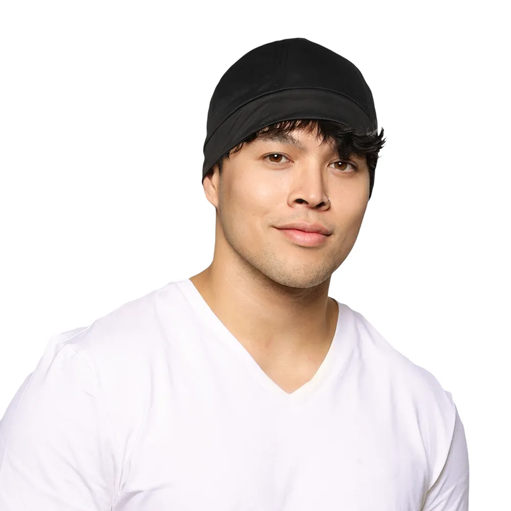 Satin-Lined, Men's Sleep Cap, Adjustable Wave Cap