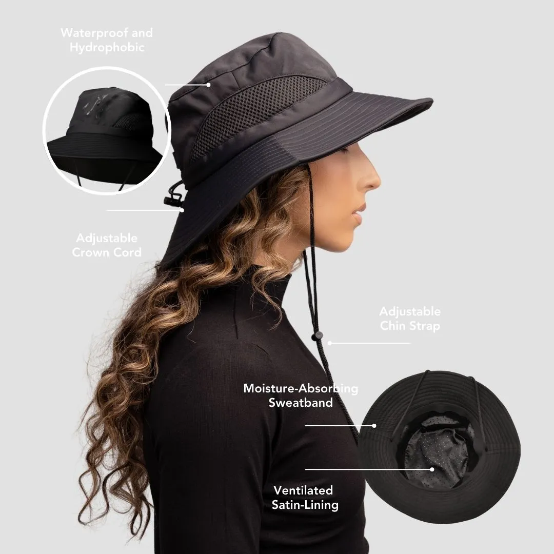 Satin-Lined, Waterproof All Weather Sun Hat