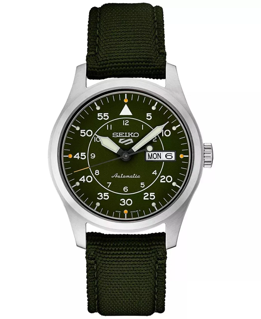 Seiko 5 Sports 39.4 mm Green Dial Men's Watch (SRPH29)