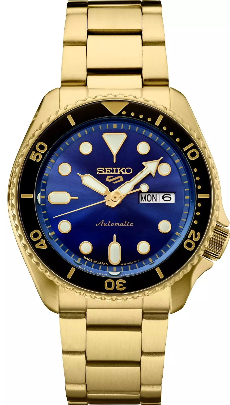 Seiko 5 Sports U.S. Special Creation 42.5 mm Blue Dial Men's Watch (SRPK20)