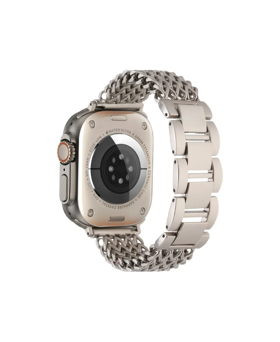 Silver Chainlink Watch Band