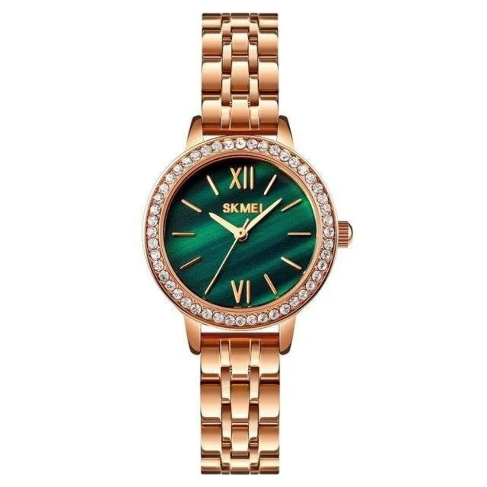 SKMEI 1711 Branded Rhinestone Ladies Dress Watch