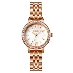 SKMEI 1711 Branded Rhinestone Ladies Dress Watch