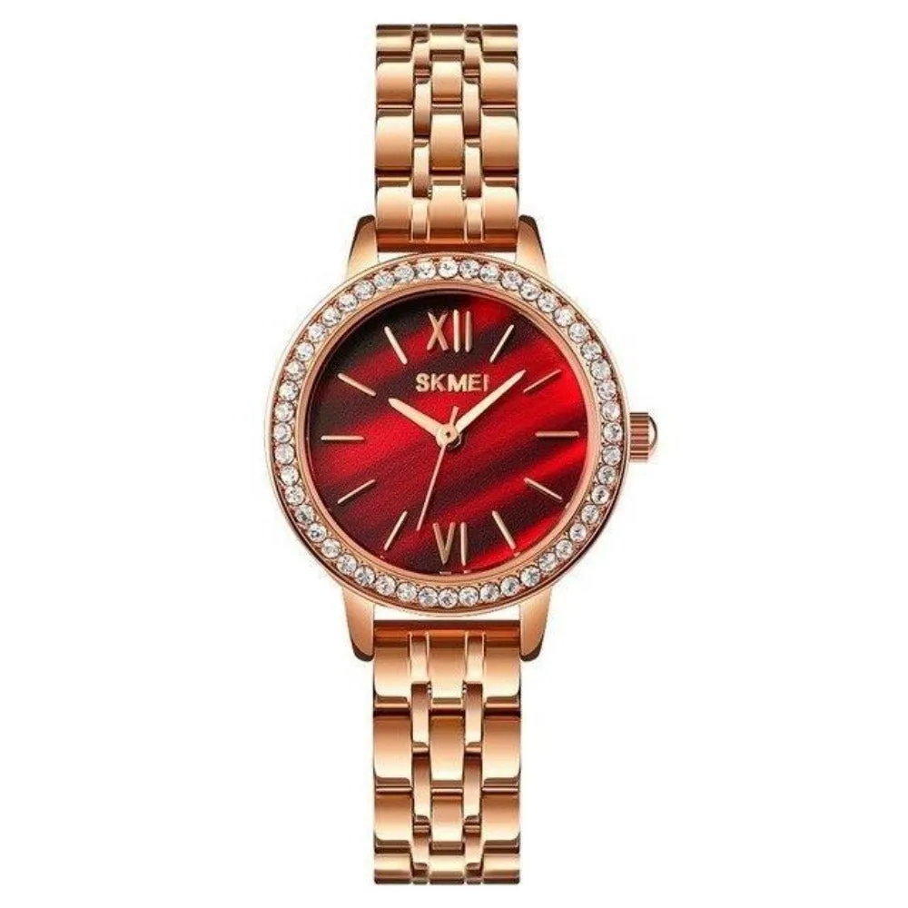 SKMEI 1711 Branded Rhinestone Ladies Dress Watch