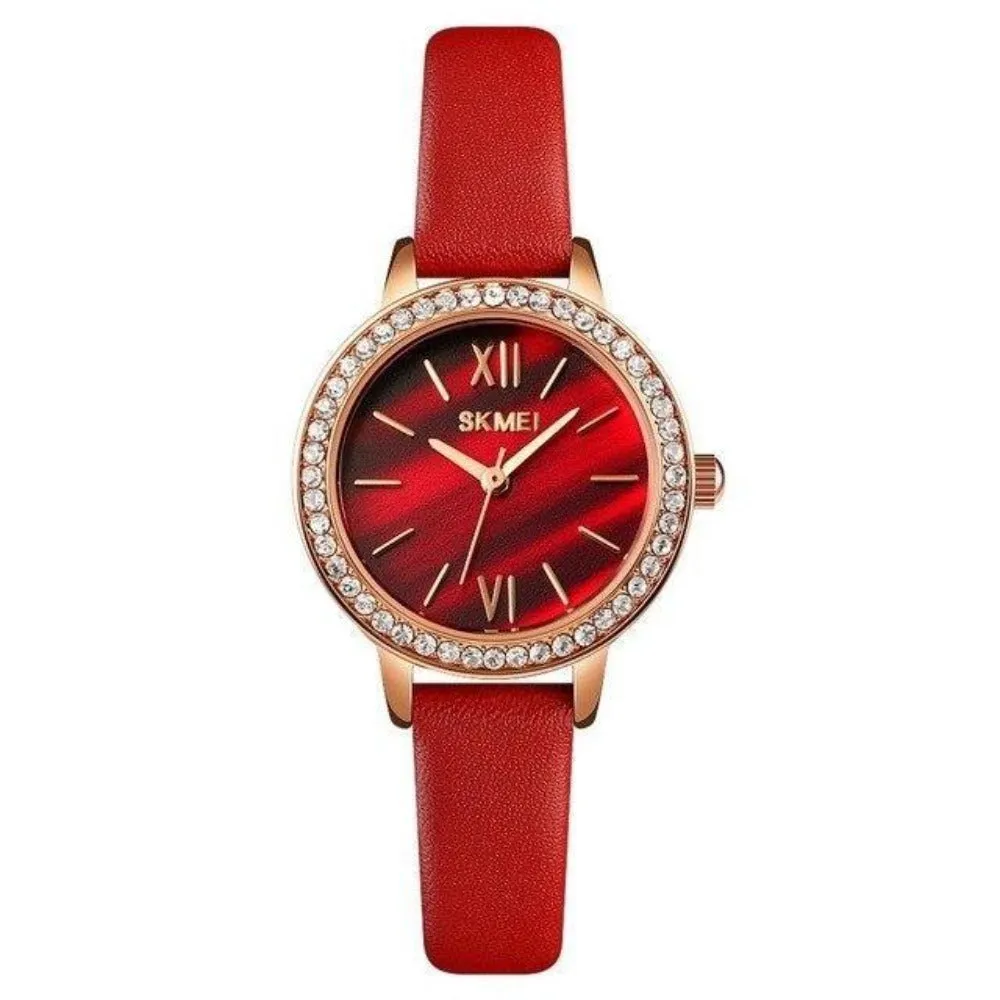 SKMEI 1711 Branded Rhinestone Ladies Dress Watch