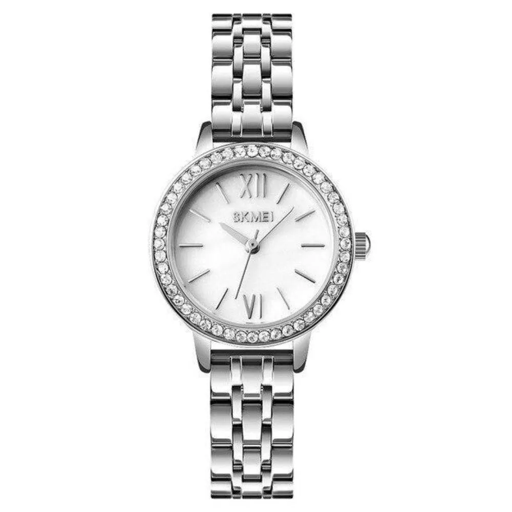 SKMEI 1711 Branded Rhinestone Ladies Dress Watch