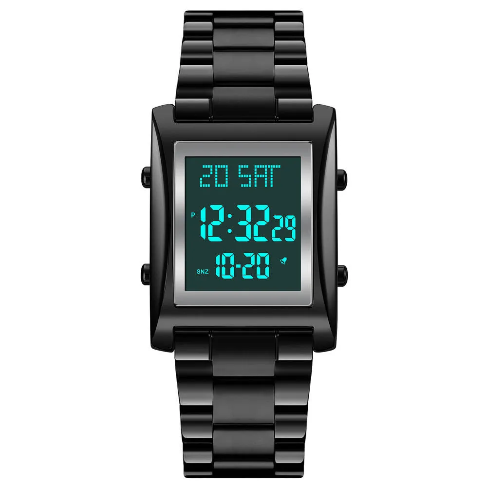 SKMEI 1812 Square Digital Watch for Men w/ 3Bar Waterproof & Luminous