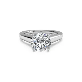 Solitaire Round Brilliant Diamond Engagement Ring