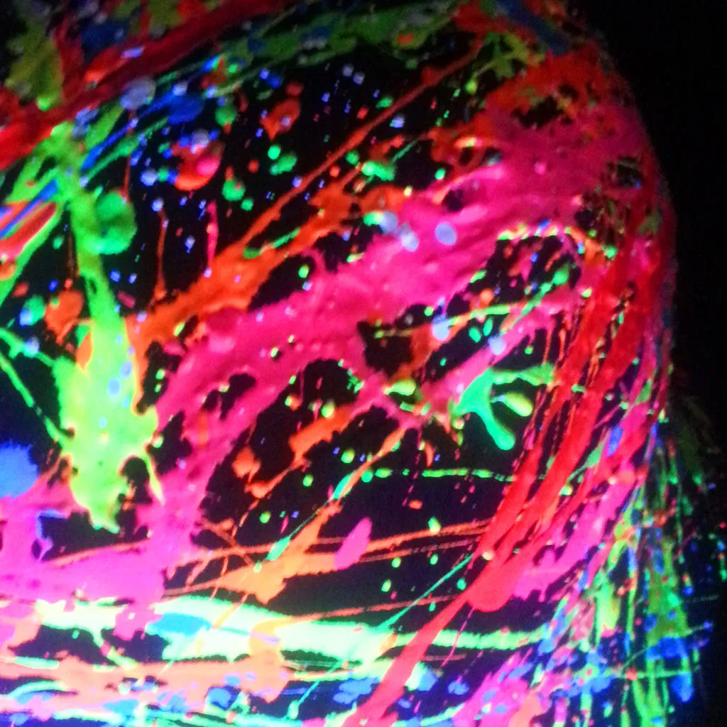 SPLAT RAVE HAT BLACK MULTI